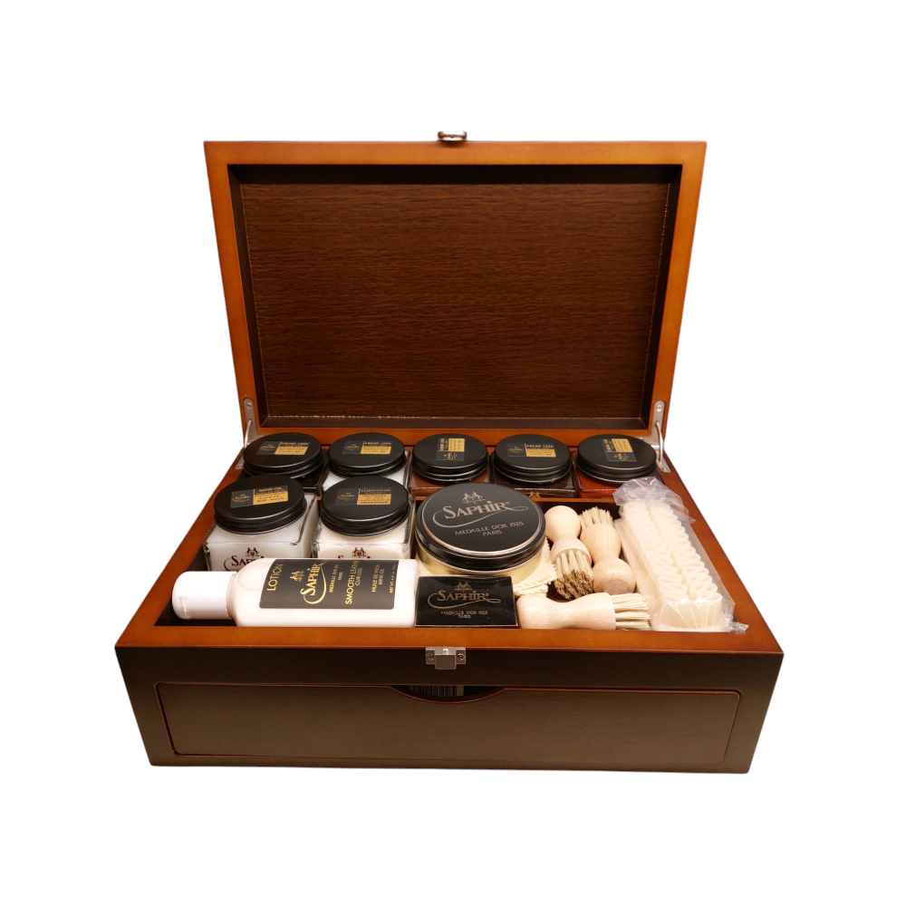 Bauletto in legno con cassetto