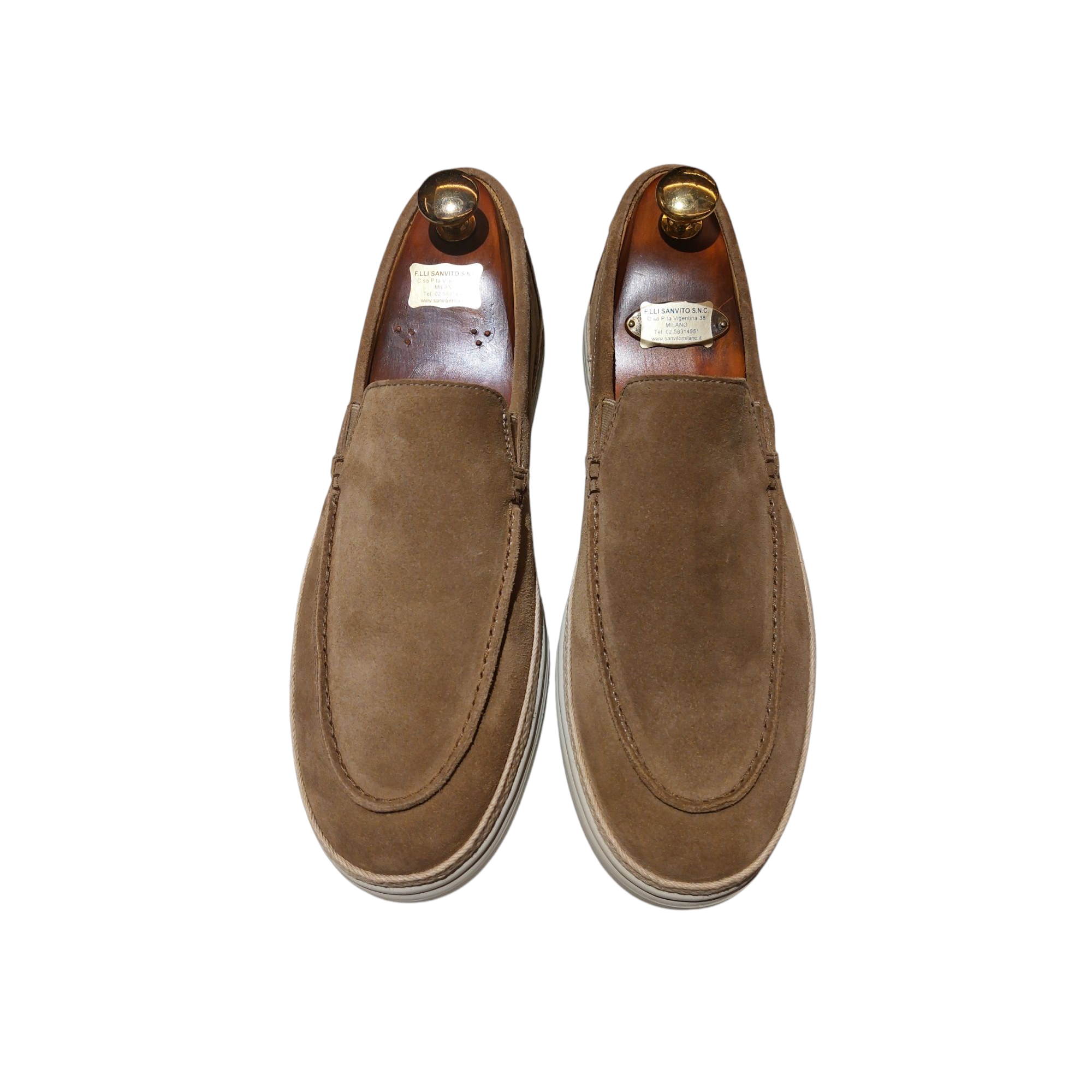 Mocassini Camoscio Canvas Castoro