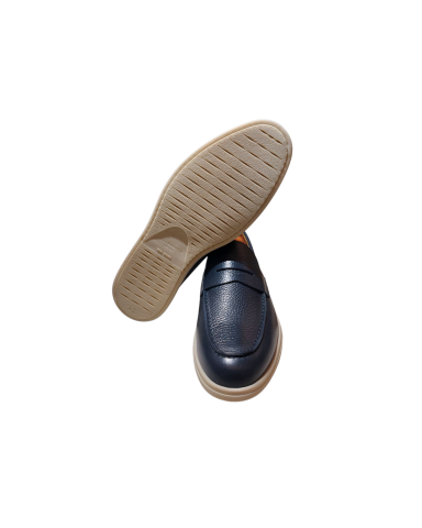 Penny Blue Moccasins