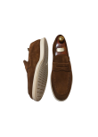 Penny Tobacco Suede Loafers