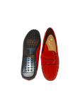 RED PATENT LEATHER LOAFERS