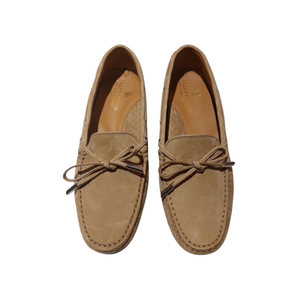 Sand Nubuck Moccasins