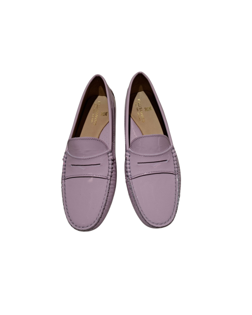 LILAC PATENT LEATHER LOAFERS