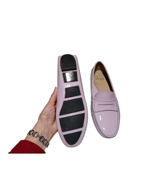 LILAC PATENT LEATHER LOAFERS 2