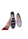 LILAC PATENT LEATHER LOAFERS