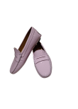LILAC PATENT LEATHER LOAFERS