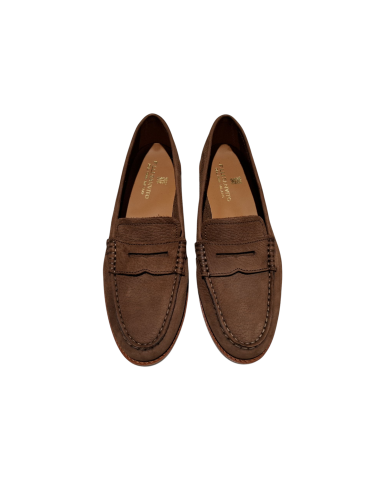 Mocassini Nabuk Marrone