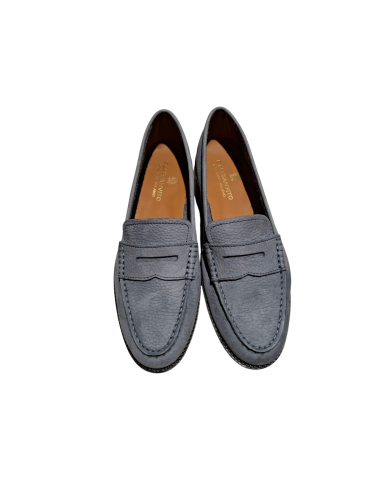 Nubuck Denim Moccasins