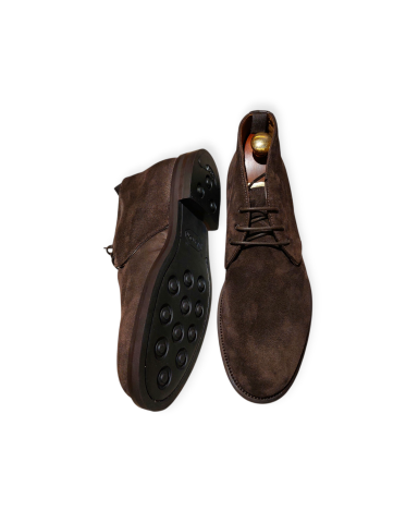 Suede ankle boots for winter