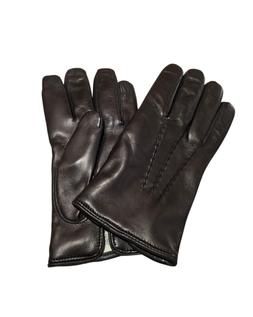Guanti Artigianali in Nappa vera pelle made in Italy NERI