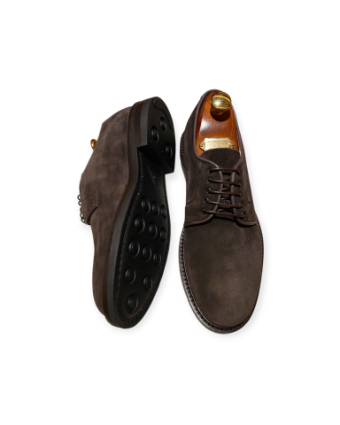 Smooth dark brown calfskin derby
