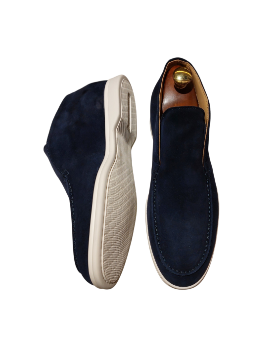 Polacchini scamosciati blu