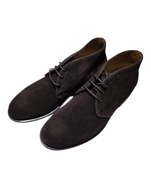 Suede ankle boots for winter 2