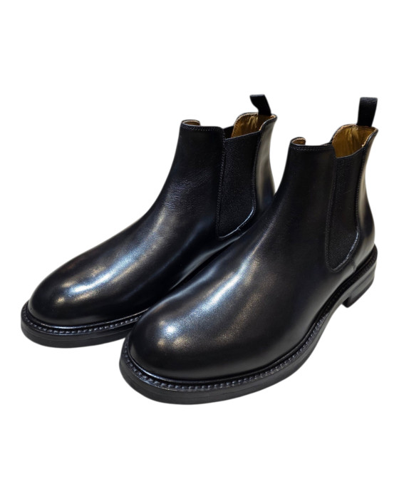 Stivaletti chelsea vitello nero