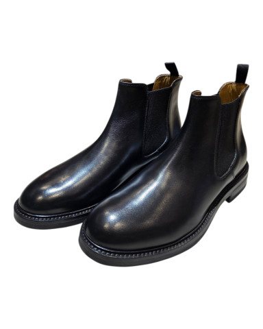 Stivaletti chelsea vitello nero