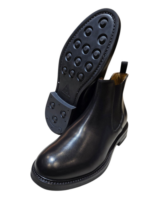 Stivaletti chelsea vitello nero