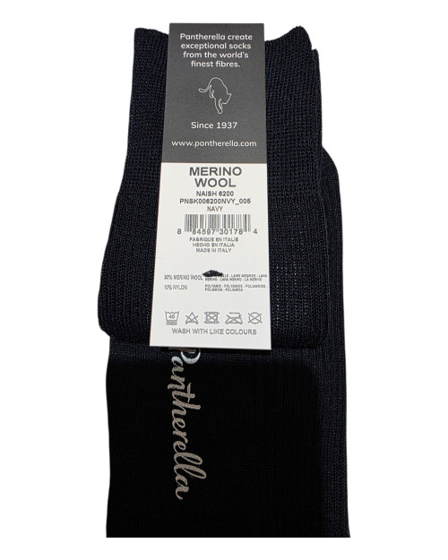Calze Pantherella in lana merino blu navy 2