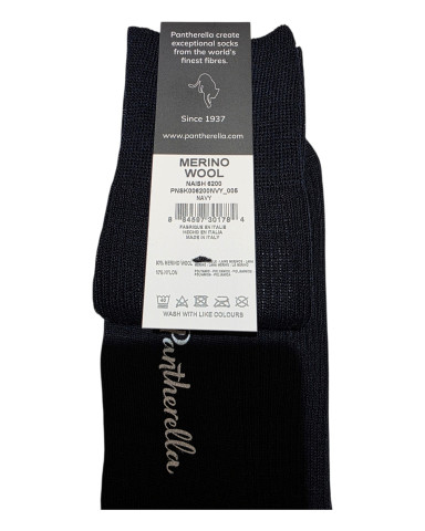 Calze Pantherella in lana merino blu navy